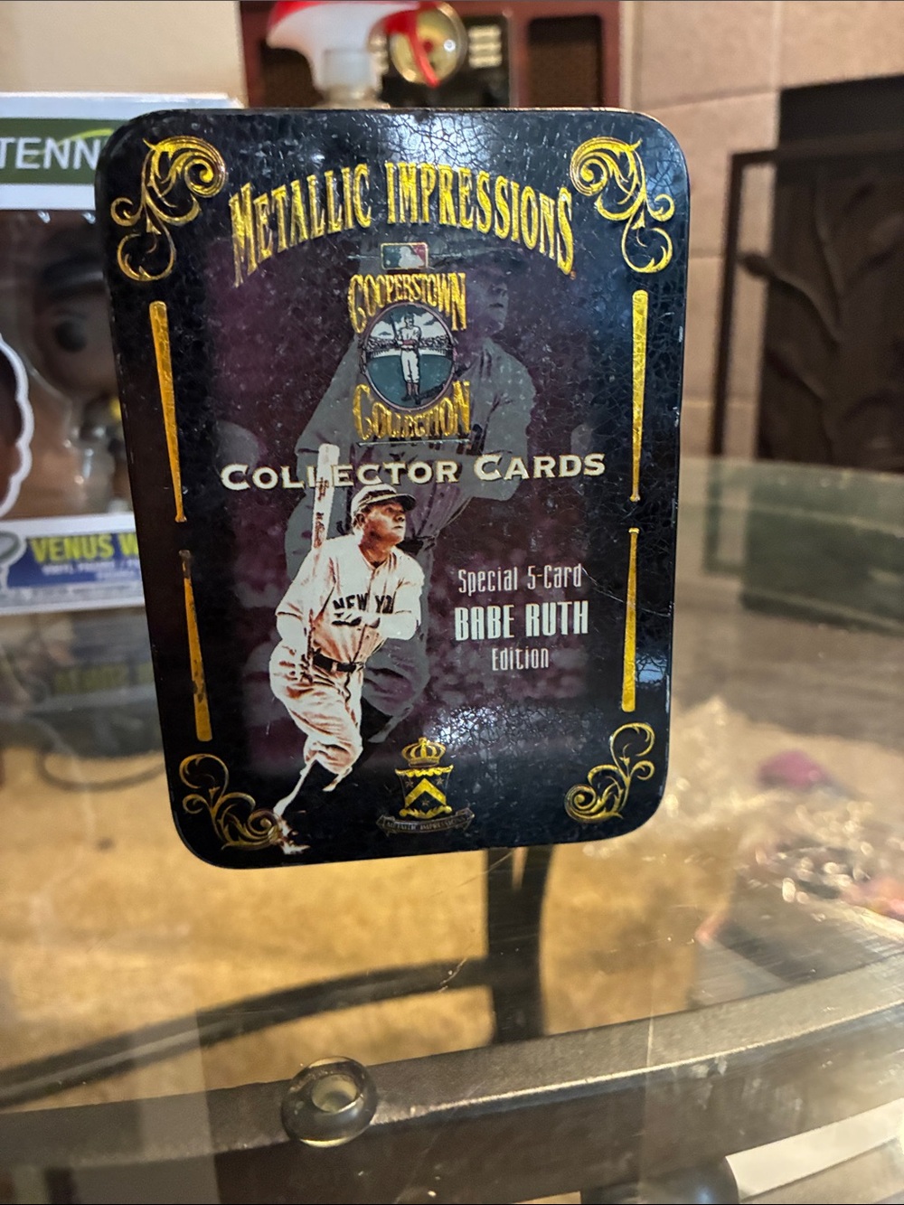 Impressions Collector Cards Tin - Black & Gold